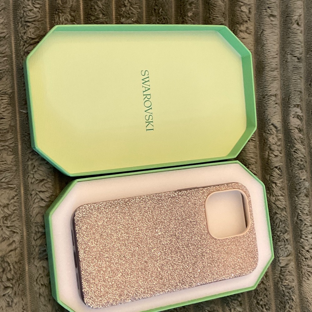 Swarovski Sparkling Gold Phone Case